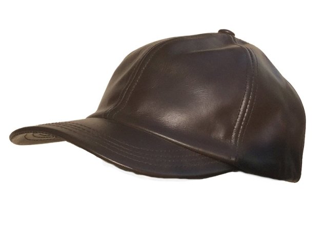 (image for) Leather Baseball Cap