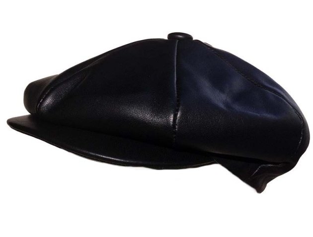 (image for) Leather Gatsby Cap